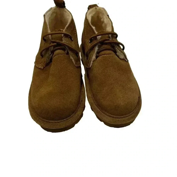 Bearpaw Toddler Chukka Boots Brown Suede Size 10 Unisex - Picture 1 of 11